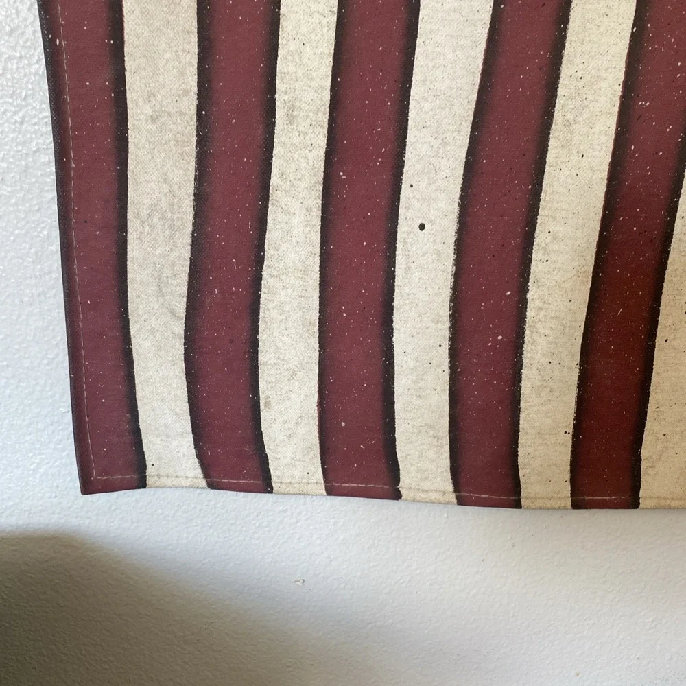 Vintage American flag Stars and Stripes America USA Decor Canvas Fabric